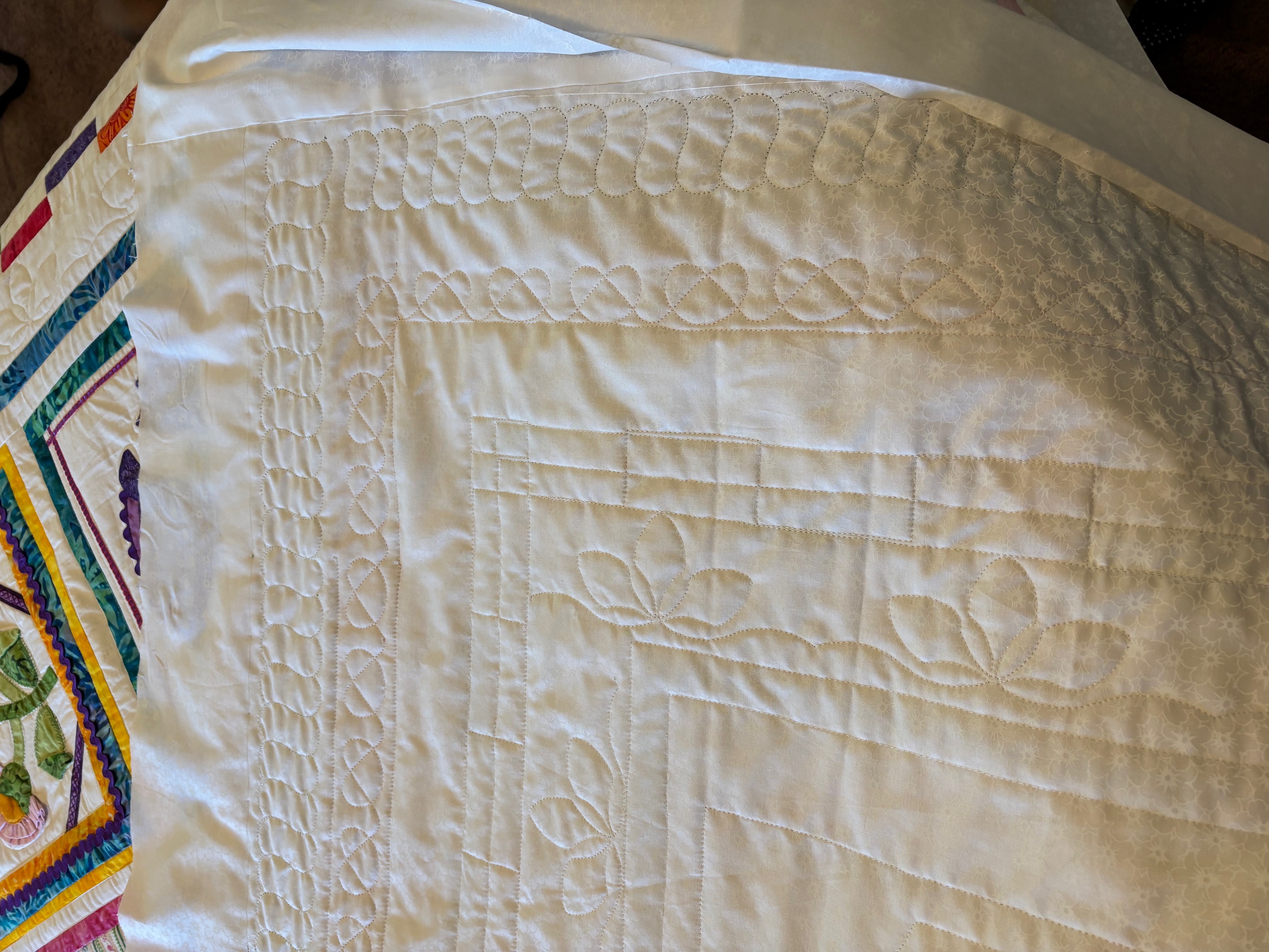 Quilted project detail