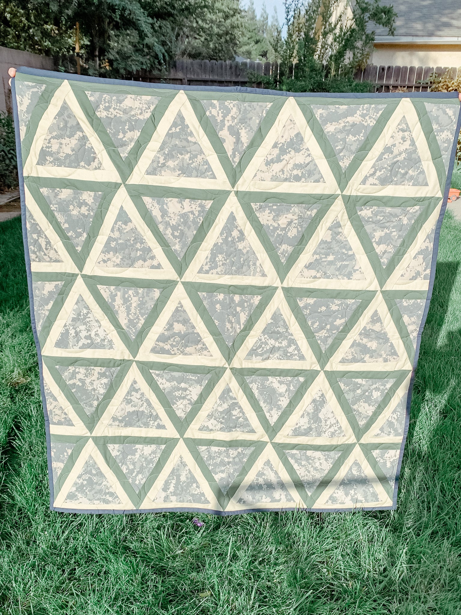 Keepsake quilt detail