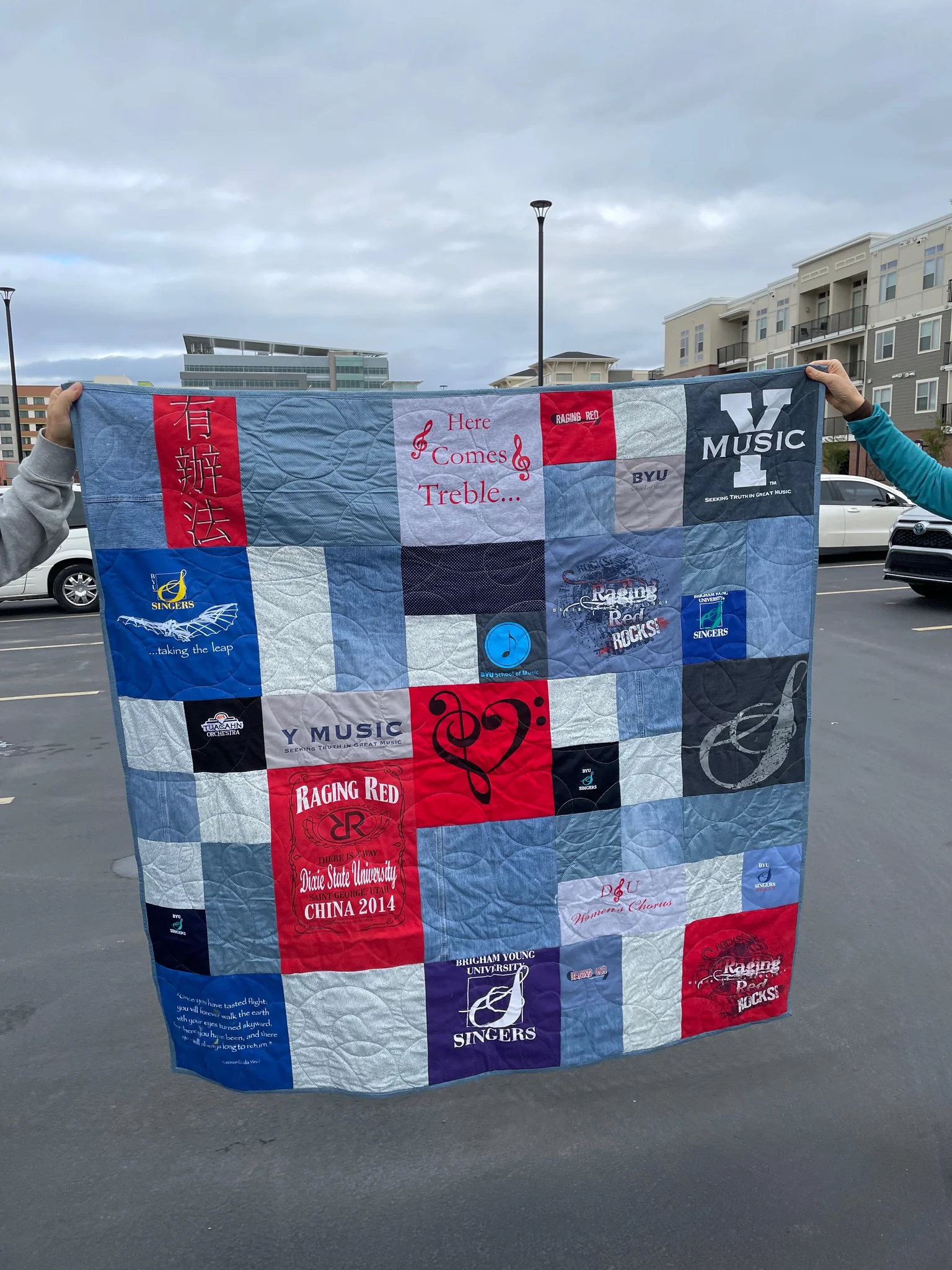 Custom memory quilt