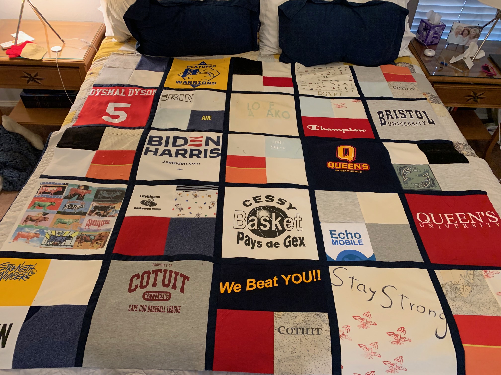 Memory quilt blocks
