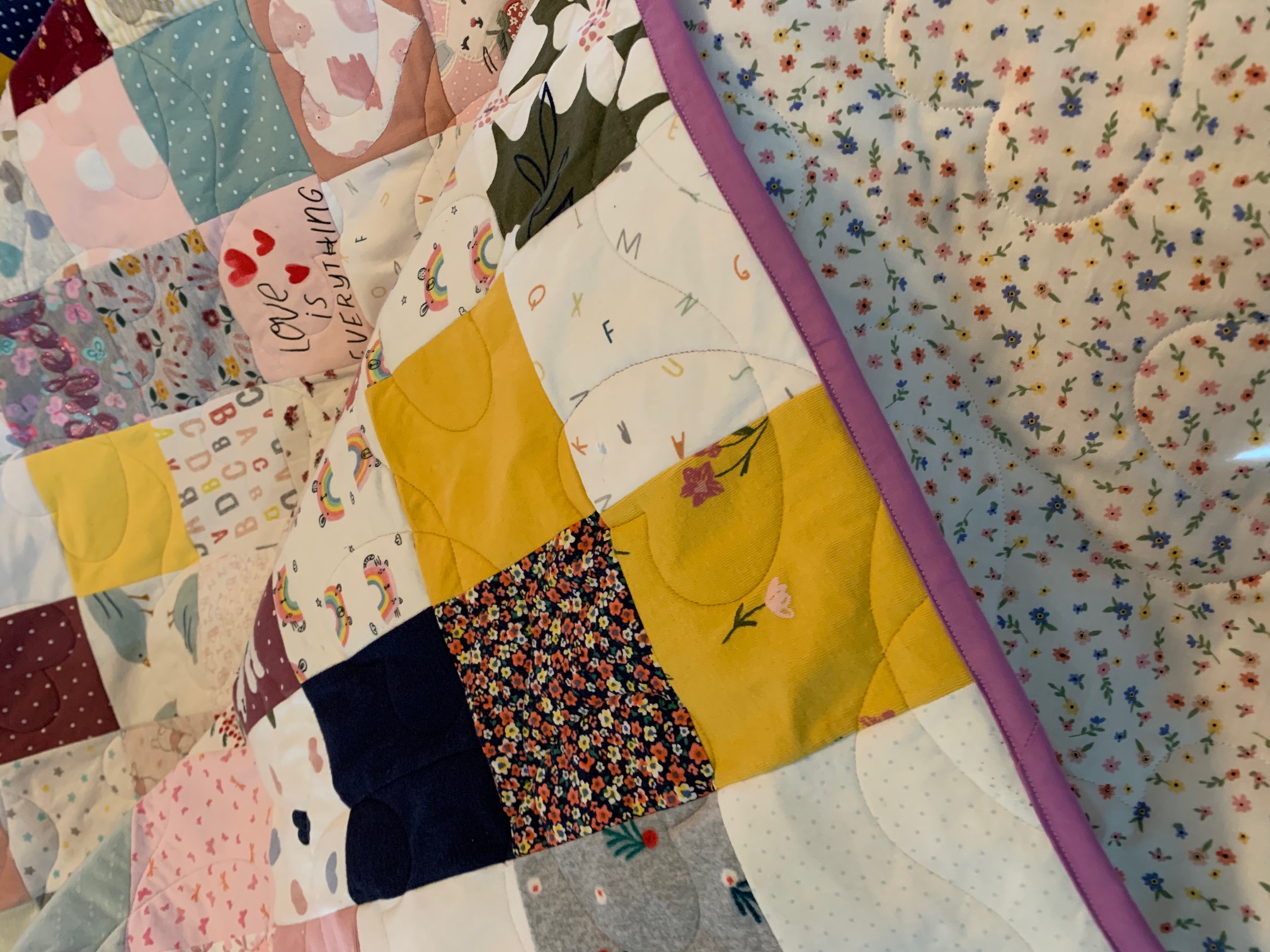 Memory quilt project detail
